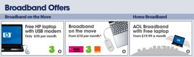 Mobile Broadband & Free Laptop Offers