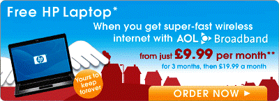AOL Broadband Free Laptop