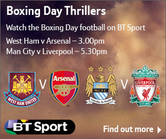 BT Sport Thrillers On Boxing Day