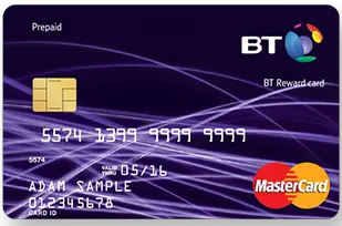 £110 BT Reward Card