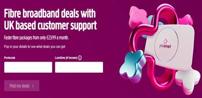 Plusnet Broadband Sale