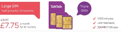 TalkTalk SIM Flash Sale
