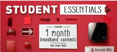 Virgin Media Student Broadband Deals Launched | Best Broadband Deals